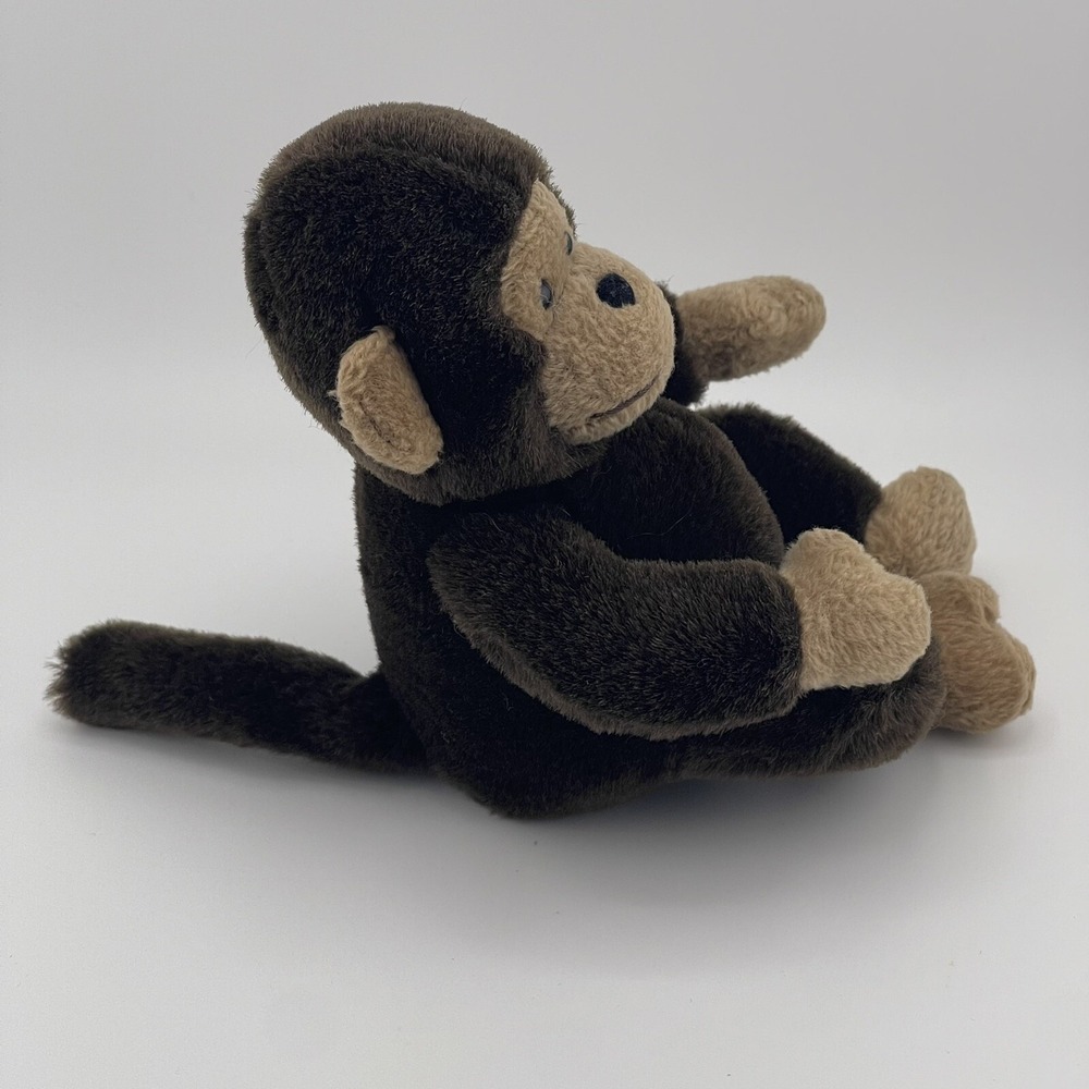 Russ Berrie Luv Pets Joy Brown Monkey Miniature Stuffed Animal Plush 7 in - Picture 5 of 9